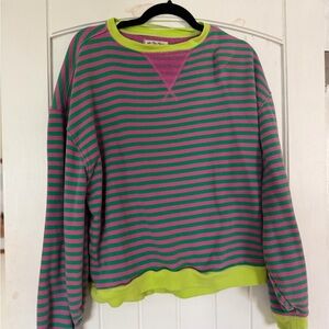We The Free Striped Sweater - XS